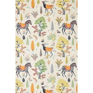 Anthropologie Printfresh Antelope Garden Wallpaperin Ivory Single Roll